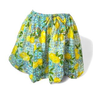 Primark Lemon Print Mini Skirt